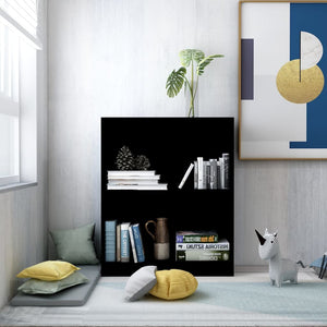 Galleria Design Bookshelf Black 60x24x76 cm Engineered Wood