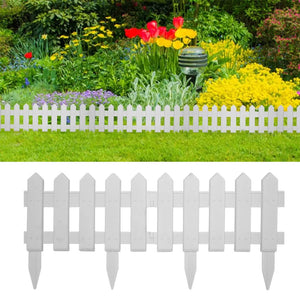Galleria Design Lawn Edgings 25 pcs White 10 m PP