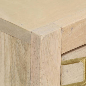 Galleria Design Console Table Gold 90x30x75 cm Solid Mango Wood