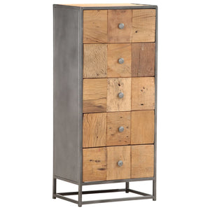 Galleria Design Drawer Cabinet 45x30x100 cm Solid Reclaimed Wood