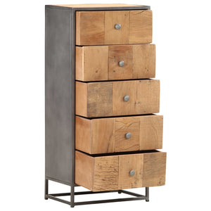 Galleria Design Drawer Cabinet 45x30x100 cm Solid Reclaimed Wood