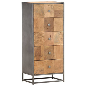 Galleria Design Drawer Cabinet 45x30x100 cm Solid Reclaimed Wood
