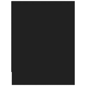 Galleria Design Bedside Cabinet Black 40x30x40 cm Engineered Wood