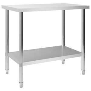 Galleria Design Kitchen Work Table 100x60x85 cm Stainless Steel