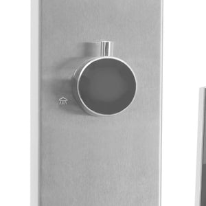 Galleria Design Outdoor Shower with Tray WPC Stainless Steel