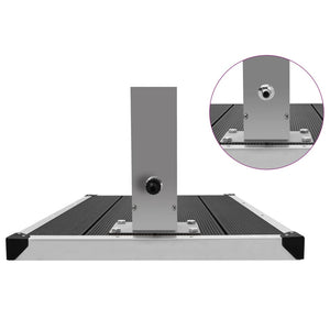 Galleria Design Outdoor Shower with Tray WPC Stainless Steel