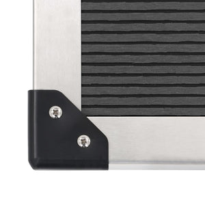 Galleria Design Outdoor Shower with Tray WPC Stainless Steel