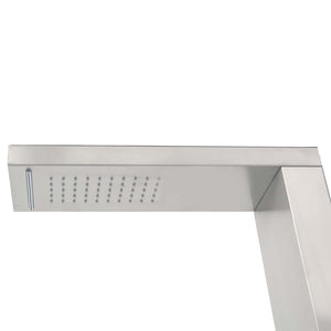 Galleria Design Outdoor Shower with Tray WPC Stainless Steel