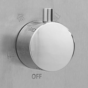 Galleria Design Outdoor Shower with Tray WPC Stainless Steel