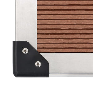 Galleria Design Outdoor Shower with Tray WPC Stainless Steel