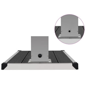 Galleria Design Outdoor Shower with Tray WPC Stainless Steel