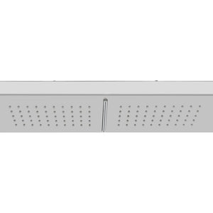 Galleria Design Outdoor Shower with Tray WPC Stainless Steel