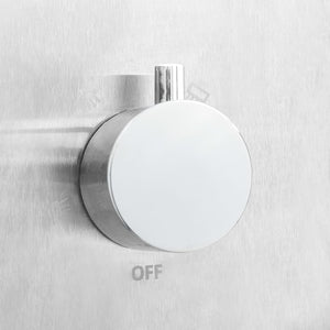 Galleria Design Outdoor Shower with Tray WPC Stainless Steel