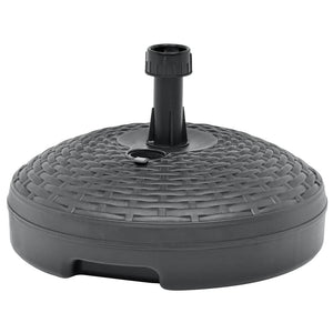 Galleria Design Umbrella Base Sand/Water Filled 20 L Anthracite Plastic Rattan