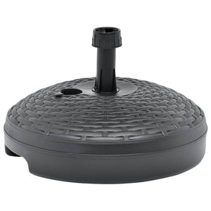 Galleria Design Umbrella Base Sand/Water Filled 20 L Anthracite Plastic Rattan