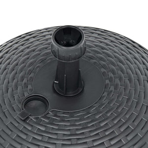 Galleria Design Umbrella Base Sand/Water Filled 20 L Anthracite Plastic Rattan