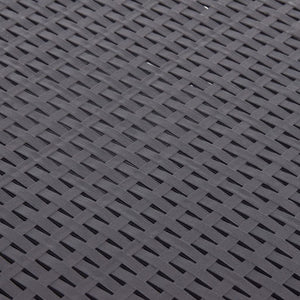 Galleria Design Side Table Mocha 54x54x36.5 cm Plastic