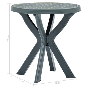 Galleria Design Bistro Table Green Ø70 cm Plastic