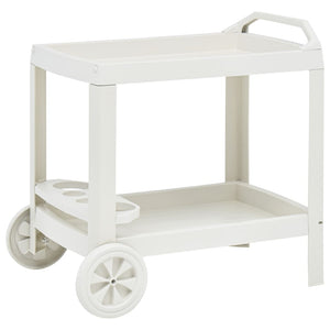 Galleria Design Beverage Cart White 69x53x72 cm Plastic
