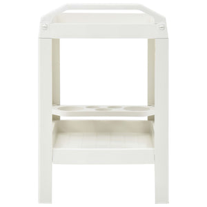Galleria Design Beverage Cart White 69x53x72 cm Plastic