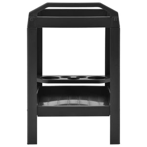 Galleria Design Beverage Cart Anthracite 69x53x72 cm Plastic