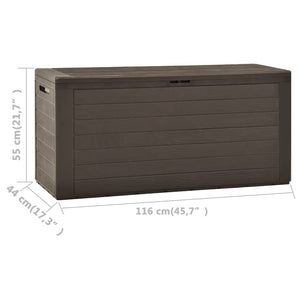 Galleria Design Garden Storage Box Brown 116x44x55 cm
