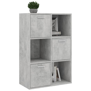 Galleria Design Storage Cabinet Concrete Grey 60x29.5x90 cm Engineered Wood