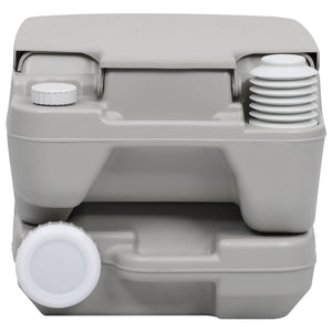 Galleria Design Portable Camping Toilet Grey 10+10 L