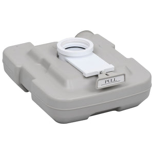 Galleria Design Portable Camping Toilet Grey 10+10 L