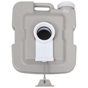 Galleria Design Portable Camping Toilet Grey 10+10 L