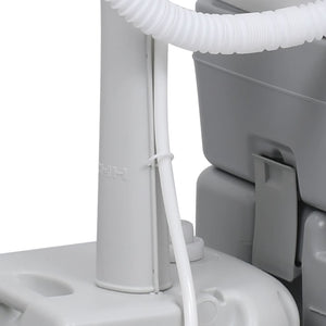 Galleria Design Portable Camping Toilet and Handwash Stand Set Grey