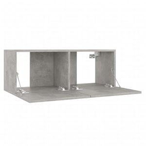 Galleria Design TV Cabinet Concrete Grey 80x30x30 cm Engineered Wood