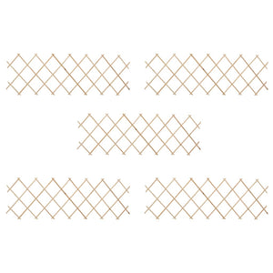 Galleria Design Trellis Fences 5 pcs Firwood 180x60 cm