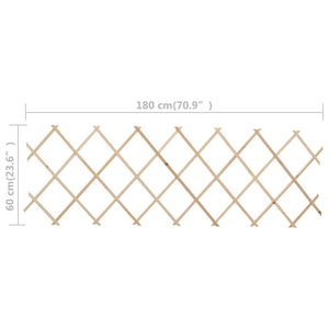 Galleria Design Trellis Fences 5 pcs Firwood 180x60 cm