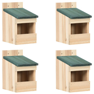 Galleria Design Bird Houses 4 pcs 12x16x20 cm Firwood