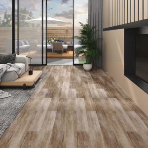 Galleria Design PVC Flooring Planks 5.02 m² 2 mm Self-adhesive Striped Brown