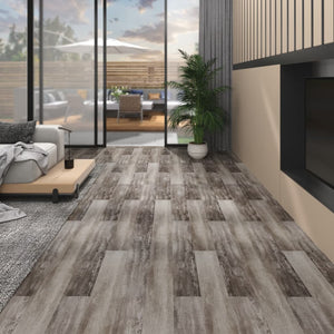 Galleria Design PVC Flooring Planks 5.02 m² 2 mm Self-adhesive Striped Brown