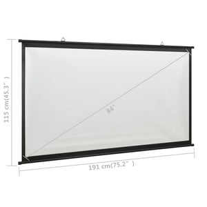 Galleria Design Projection Screen 84" 16:9