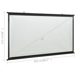 Galleria Design Projection Screen 90" 16:9