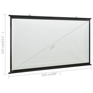 Galleria Design Projection Screen 100" 16:9