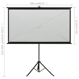 Galleria Design Projection Screen with Tripod 100" 4:3