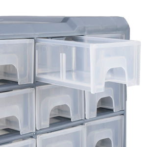 Galleria Design Multi-drawer Organiser with 38 Drawers 52x16x37.5 cm