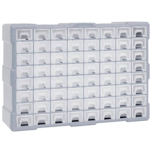 Galleria Design Multi-drawer Organiser with 64 Drawers 52x16x37.5 cm