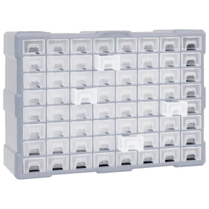 Galleria Design Multi-drawer Organiser with 64 Drawers 52x16x37.5 cm