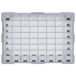 Galleria Design Multi-drawer Organiser with 64 Drawers 52x16x37.5 cm