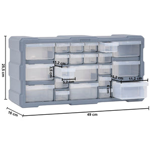 Galleria Design Multi-drawer Organiser with 22 Drawers 49x16x25.5 cm