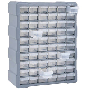 Galleria Design Multi-drawer Organiser with 60 Drawers 38x16x47.5 cm