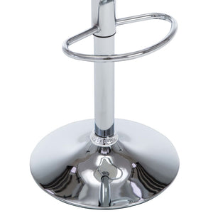 Galleria Design Bar Stools 2 pcs Black Faux Leather