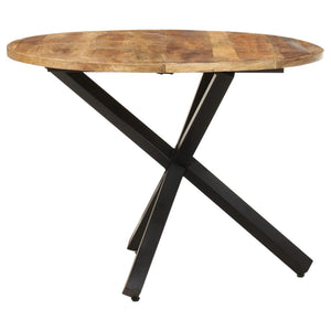 Galleria Design Dining Table Round 100x100x75 cm Rough Mango Wood