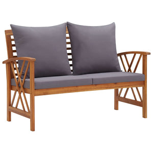 Galleria Design 2 Piece Garden Lounge Set with Cushions Solid Acacia Wood